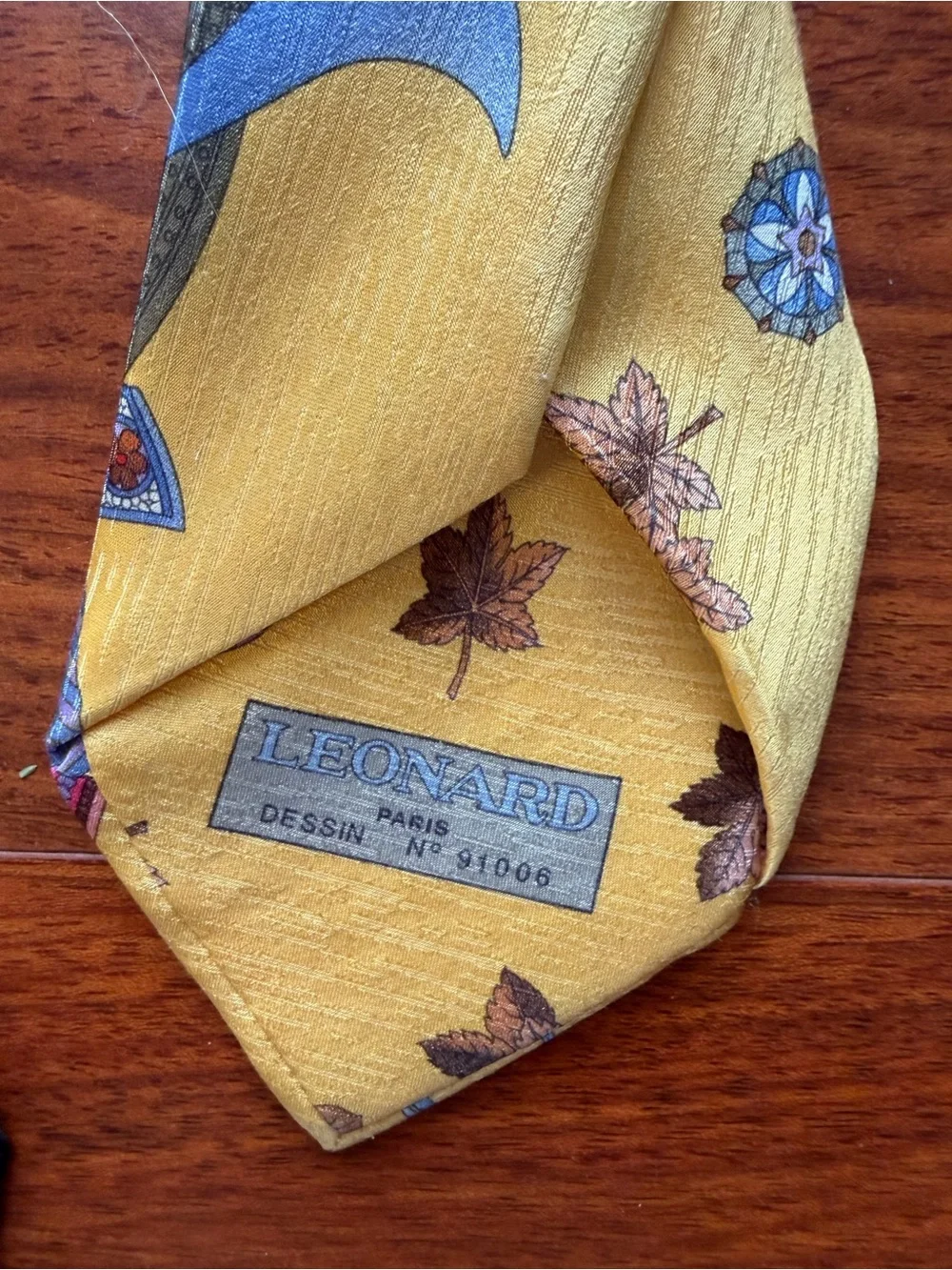 Two Leonard of Paris Men’s Neck Ties - (Rare)